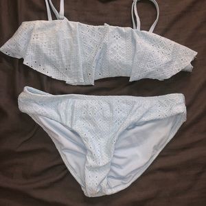 Target light blue bathing suit